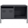 Stolik kawowy antracyt 68,5x50x43,5 cm stal walcowana na zimno