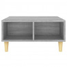 Stolik kawowy, szary dąb sonoma, 60x60x30 cm