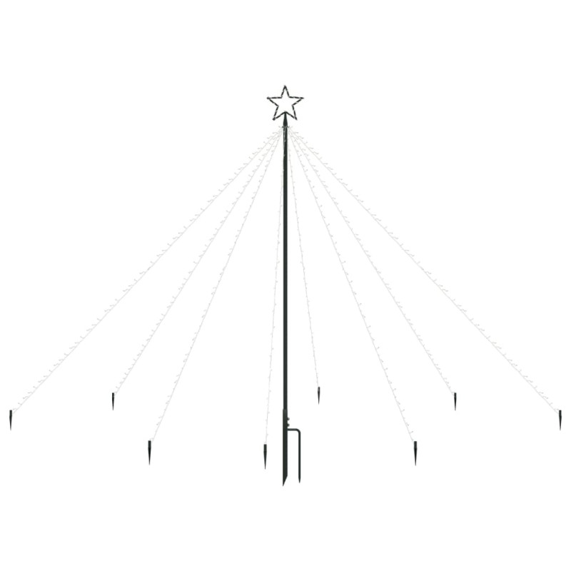 Choinka z lampek, wewn./zewn., 400 niebieskich diod LED, 2,5 m