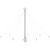 Choinka z lampek, wewn./zewn., 400 niebieskich diod LED, 2,5 m