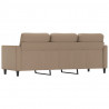 3-osobowa sofa, cappuccino, 180 cm, sztuczna skóra