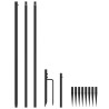 Choinka z lampek, wewn./zewn., 400 niebieskich diod LED, 2,5 m