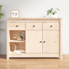 Szafka, 100x35x74 cm, lite drewno sosnowe