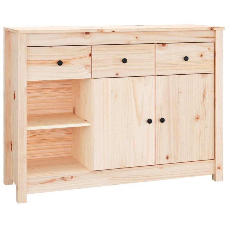 Szafka, 100x35x74 cm, lite drewno sosnowe