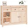 Szafka, 100x35x74 cm, lite drewno sosnowe