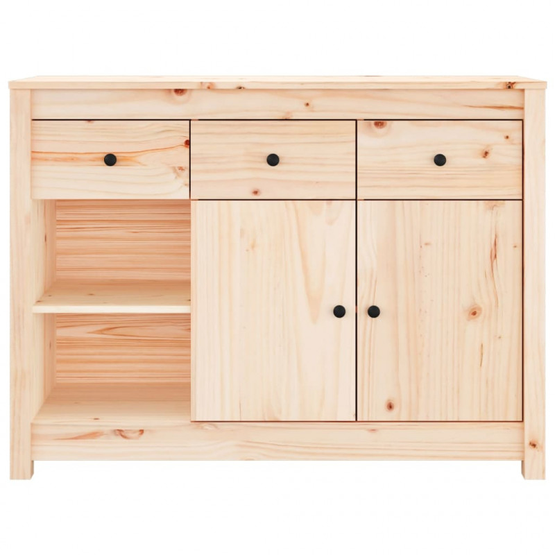 Szafka, 100x35x74 cm, lite drewno sosnowe