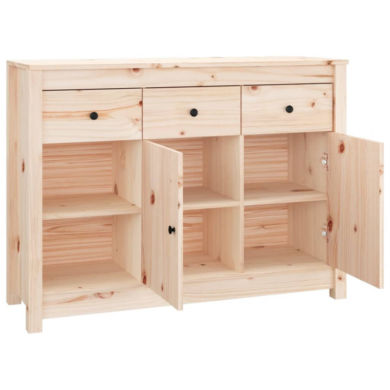 Szafka, 100x35x74 cm, lite drewno sosnowe