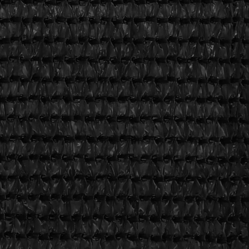 Parawan balkonowy, czarny, 120x300 cm, HDPE