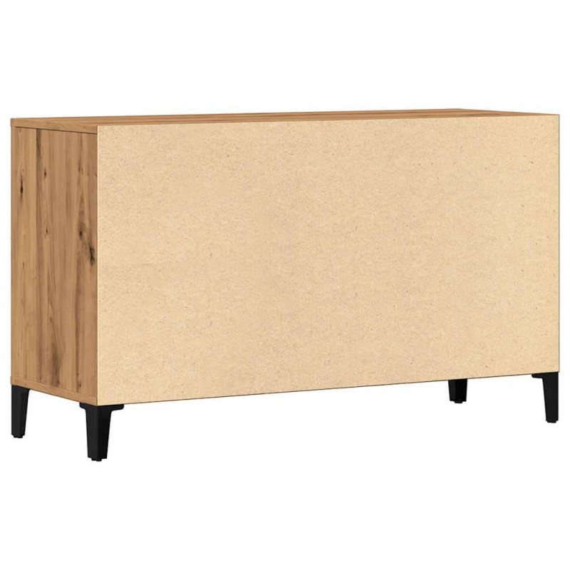 Komoda, dąb artisan, 100x36x60 cm, materiał drewnopochodny