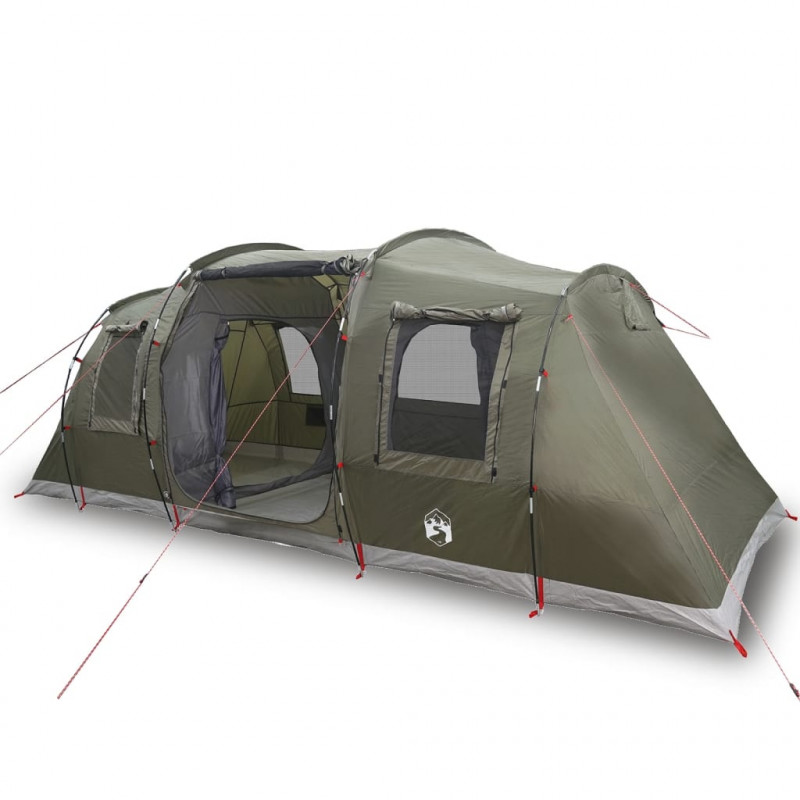 Namiot turystyczny, 4-os., tunelowy, oliwkowy, wodoszczelny