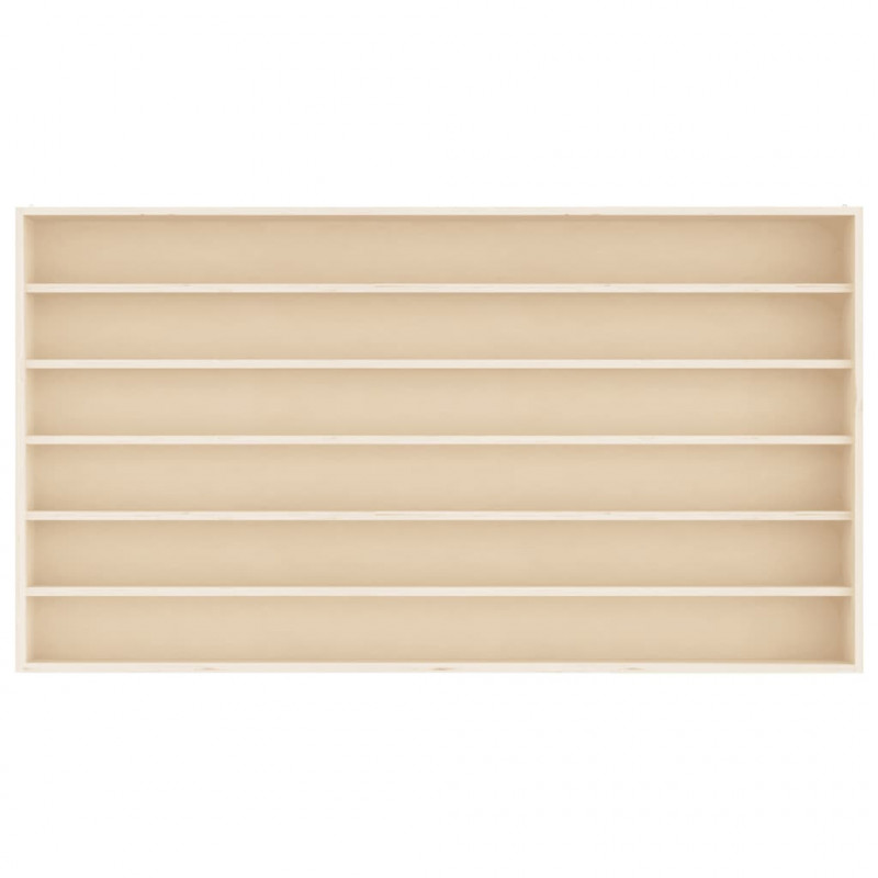 Witryna ścienna z 6 półkami, 100x8,5x55 cm