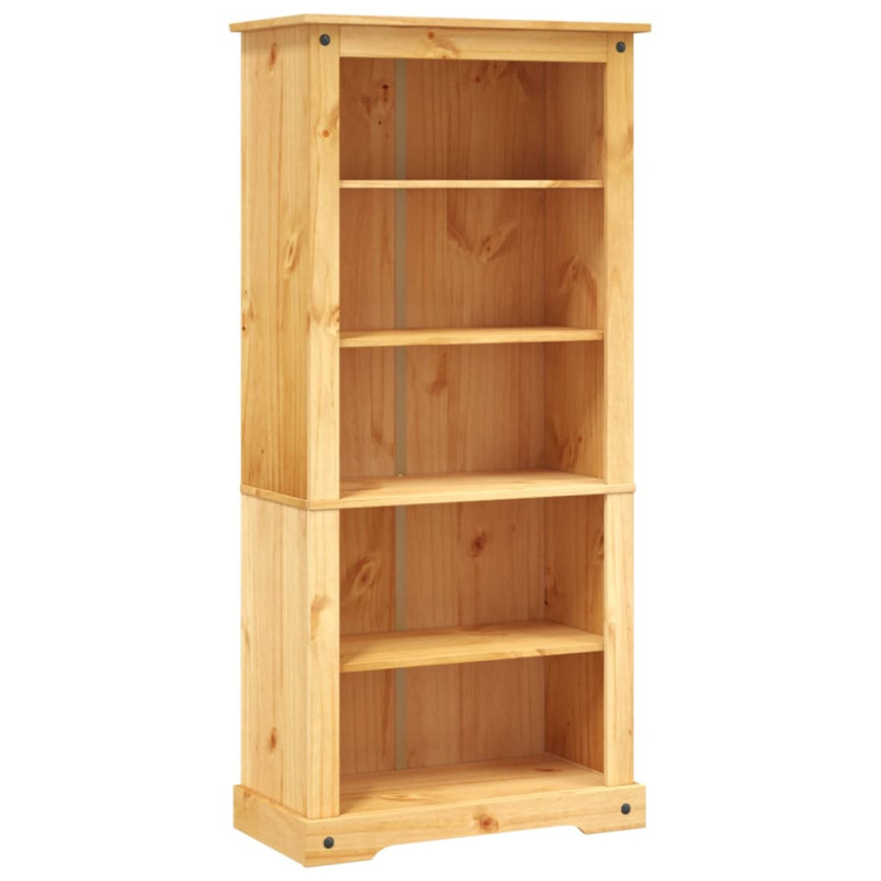 Biblioteczka w meksykańskim stylu Corona, sosna, 81x40x170 cm