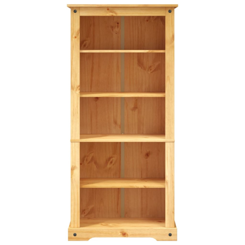 Biblioteczka w meksykańskim stylu Corona, sosna, 81x40x170 cm