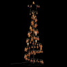 Stożkowa choinka z lampek z bombkami, 100 LED, 150 cm