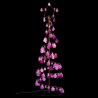 Stożkowa choinka z lampek z bombkami, 100 LED, 150 cm