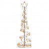 Stożkowa choinka z lampek z bombkami, 120 LED, 180 cm