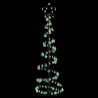 Stożkowa choinka z lampek z bombkami, 120 LED, 180 cm