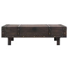 Stolik kawowy w stylu vintage z litego drewna, 120x55x35 cm