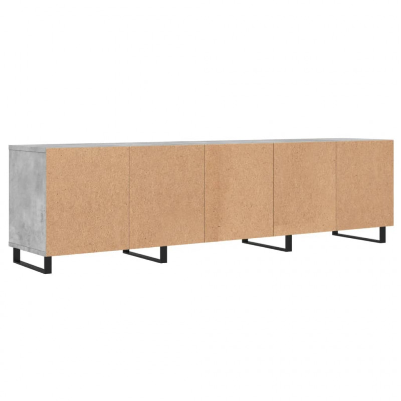 Szafka pod TV, szarość betonu, 150x30x44,5 cm