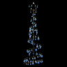 Stożkowa choinka z lampek z bombkami, 120 LED, 180 cm