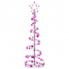 Stożkowa choinka z lampek z bombkami, 120 LED, 180 cm