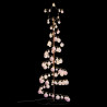 Stożkowa choinka z lampek z bombkami, 100 LED, 150 cm