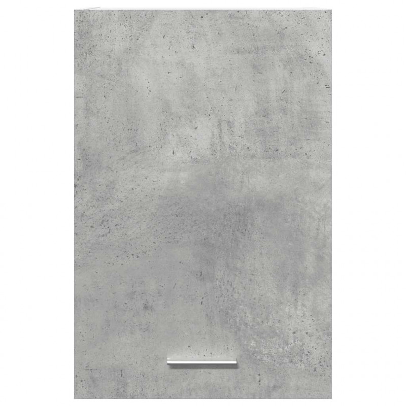 Szafka wisząca z szybą, szarość betonu, 40x31x60 cm