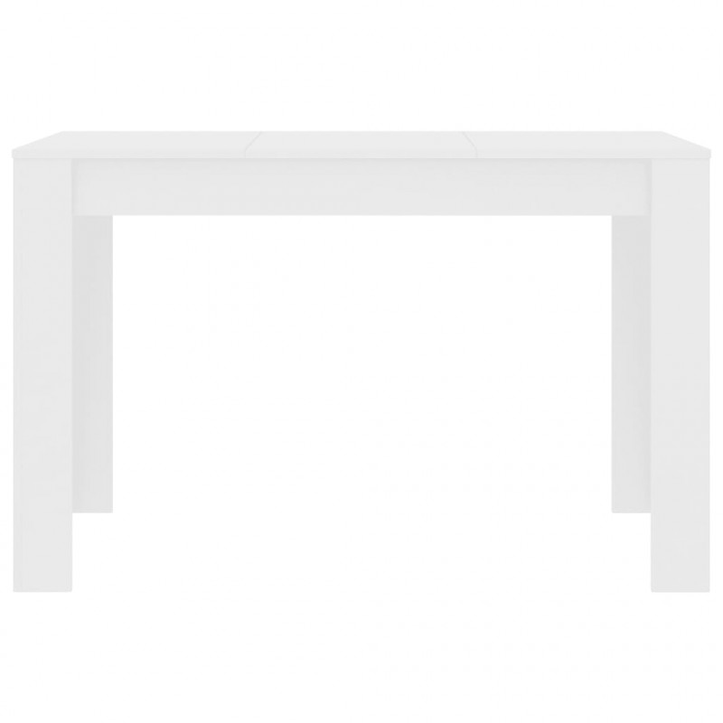 Stół jadalniany, biały, 120x60x76 cm, materiał drewnopochodny