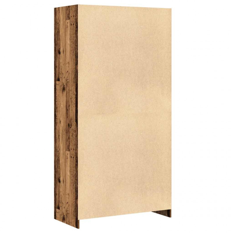 Szafa, stare drewno, 100x50x200 cm, materiał drewnopochodny