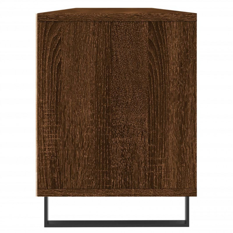 Szafka pod TV, brązowy dąb, 150x30x44,5 cm