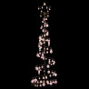Stożkowa choinka z lampek z bombkami, 120 LED, 180 cm