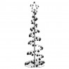 Stożkowa choinka z lampek z bombkami, 120 LED, 180 cm