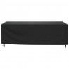 Pokrowce na meble ogrodowe, 2 szt., czarne 229x113x73 cm