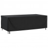 Pokrowce na meble ogrodowe, 2 szt., czarne 229x113x73 cm
