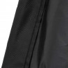 Pokrowce na meble ogrodowe, 2 szt., czarne 229x113x73 cm