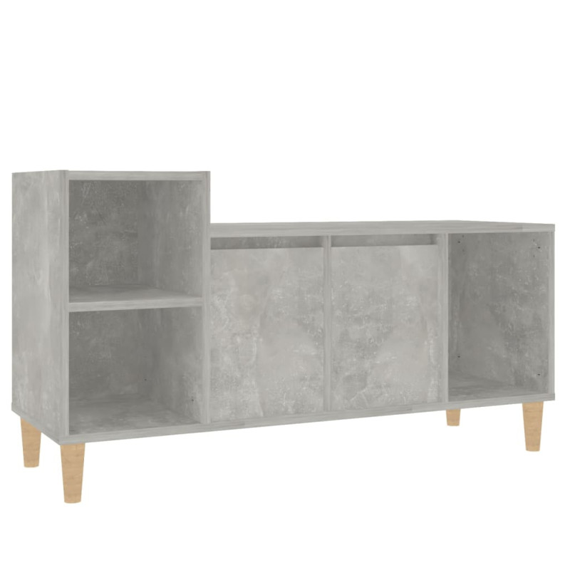 Szafka pod TV, szarość betonu, 100x35x55 cm