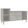Szafka pod TV, szarość betonu, 100x35x55 cm