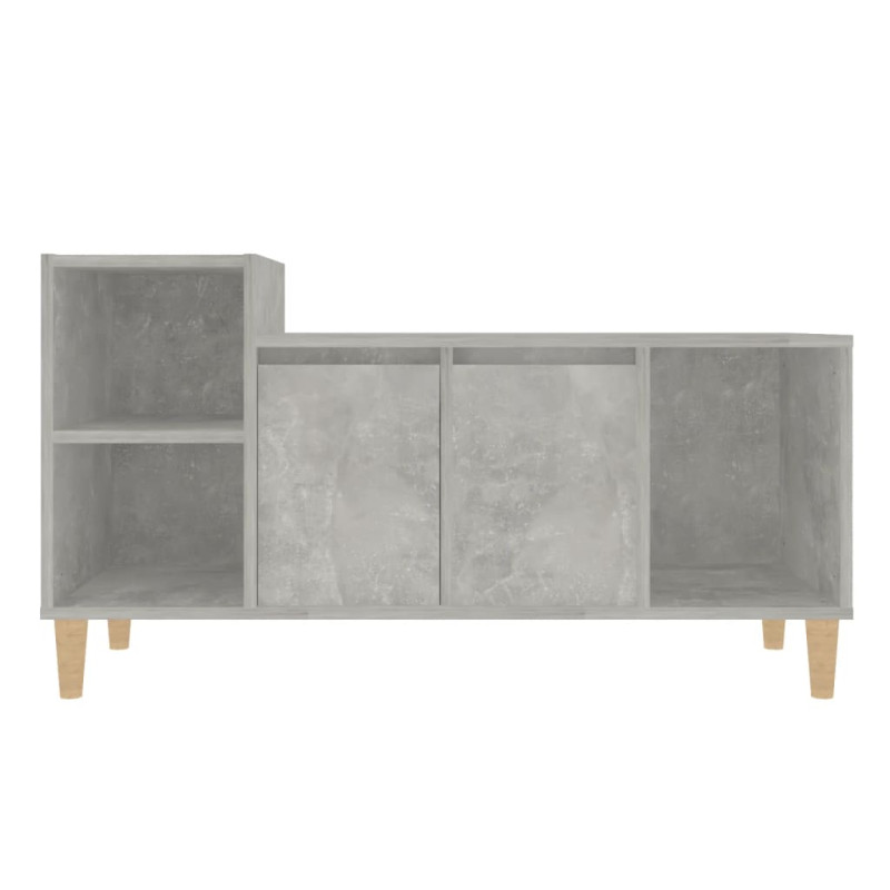 Szafka pod TV, szarość betonu, 100x35x55 cm