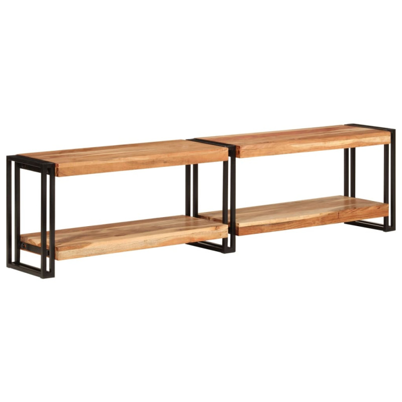 Szafka pod TV, 160x30x40 cm, lite drewno akacjowe
