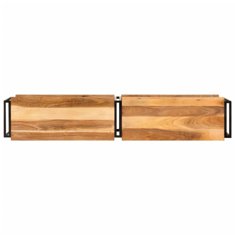Szafka pod TV, 160x30x40 cm, lite drewno akacjowe