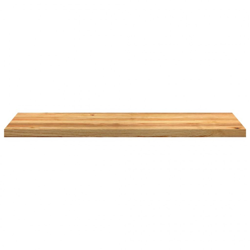 Parapety 2 szt., jasnobrązowy, 120x40x2 cm, lite drewno dębowe
