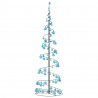 Stożkowa choinka z lampek z bombkami, 120 LED, 180 cm
