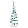 Stożkowa choinka z lampek z bombkami, 100 LED, 150 cm