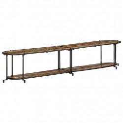 Szafka pod TV, 200x42x40 cm, lite drewno odzyskane