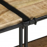 Szafka pod TV, 200x42x40 cm, lite surowe drewno mango