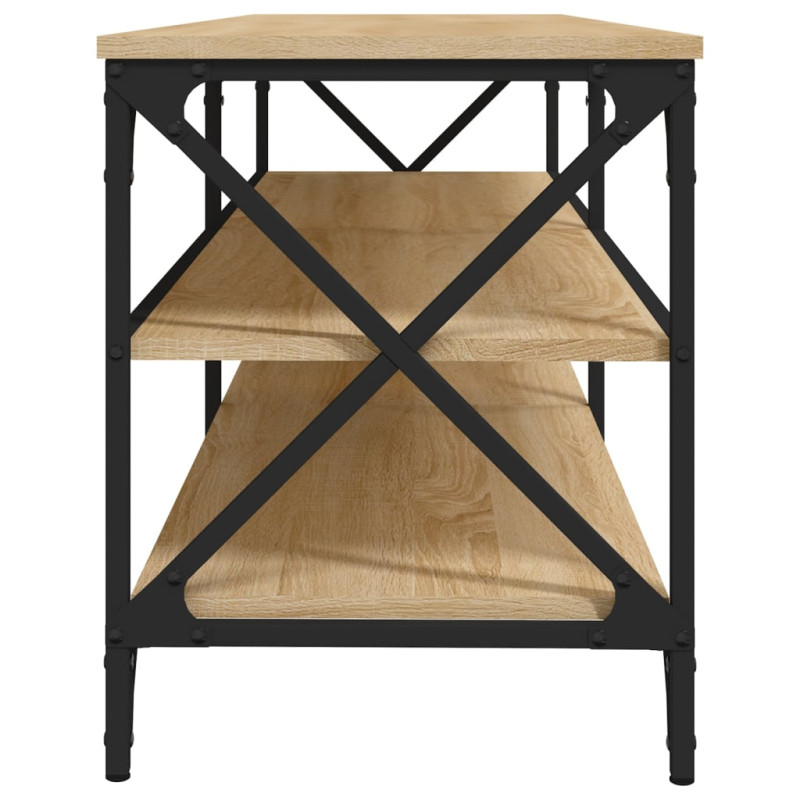 Szafka pod TV, dąb sonoma, 140x40x50 cm materiał drewnopochodny