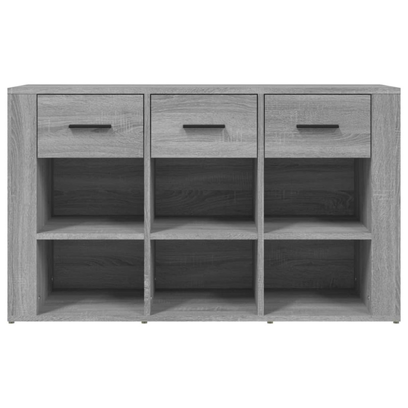 Szafka, szary dąb sonoma 100x30x59,5 cm materiał drewnopochodny