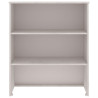 Nadstawka HAMAR, biała, 85x35x100 cm, lite drewno sosnowe