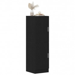 Szafka kuchenna, czarna 38x41,5x131,5cm materiał drewnopochodny