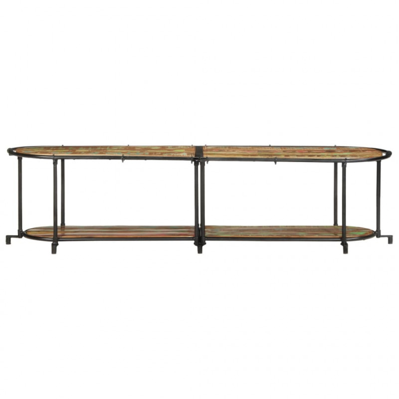 Szafka pod telewizor, 160x42x40 cm, lite drewno z odzysku